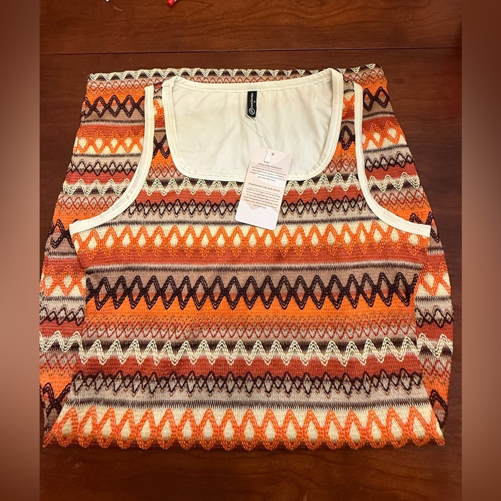 PRETTYGARDEN Summer Dress Square Neck Tank Striped Boho Sundress Criuse Outfit - Picture 13 of 15